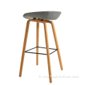 Tabouret en plastique PP de pieds de repos moderne